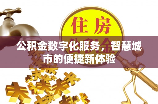 阿坝公积金数字化服务，智慧城市的便捷新体验