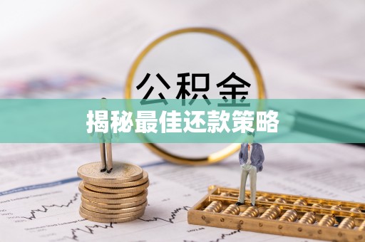 阿坝揭秘最佳还款策略